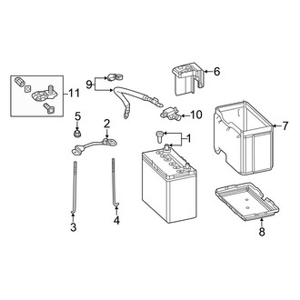 Honda OE - Electrical - Battery (Conventional)