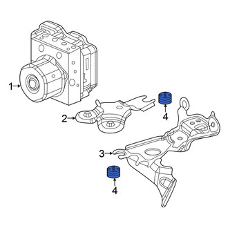 Honda OE - ABS Modulator Insulator
