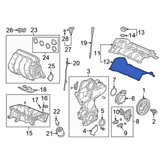 Honda OE - Engine Valve Cover Gasket