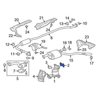 Honda OE - Exhaust Muffler Gasket