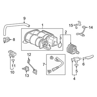 Honda OE - Emission System - Emission Components (Vapor Canister & Sensors), (Plug-In Hybrid / Plug-In Hybrid Touring)