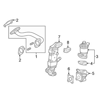 Honda OE - Emission System - Emission Components (EGR Valve), (Plug-In Hybrid / Plug-In Hybrid Touring)