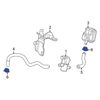 Honda OE - Evaporative Emissions System Line Clamp