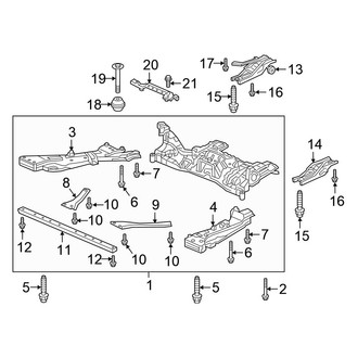 Honda OE - Front Suspension - Suspension Mounting (PLUG-IN HYBRID EV-GAS (PHEV))