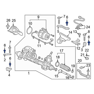 Honda OE - Rack and Pinion Bolt