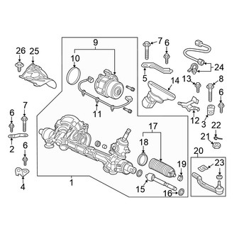 Honda OE - Steering Gear & Linkage