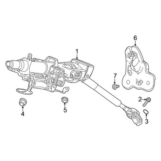 Honda OE - Steering Column Assembly (PLUG-IN HYBRID EV-GAS (PHEV))