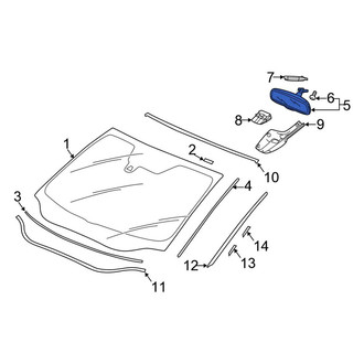 Honda OE - Front Interior Rear View Mirror