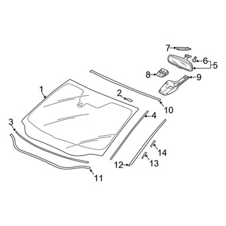 Honda OE - Windshield - Glass (PLUG-IN HYBRID EV-GAS (PHEV))