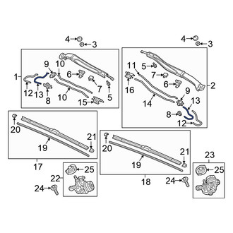 Honda OE - Front Windshield Washer Hose