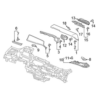 Honda OE - Instrument Panel Components (Passenger Side), (PLUG-IN HYBRID EV-GAS (PHEV))