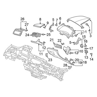Honda OE - Instrument Panel Components (Driver Side), (PLUG-IN HYBRID EV-GAS (PHEV))