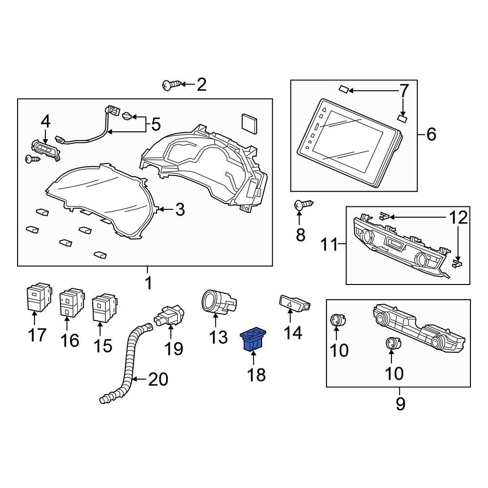 honda-oe-39860tlaa01-ambient-light-sensor