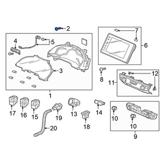 Honda OE - Instrument Cluster Screw