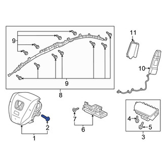 Honda OE - Steering Wheel Air Bag Bolt