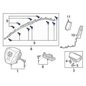 Honda OE - Curtain Air Bag Bolt
