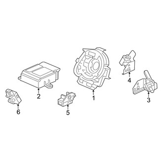 Honda OE - Restraint Systems - Air Bag Components (Modules & Sensors), (PLUG-IN HYBRID EV-GAS (PHEV))
