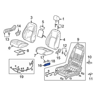 Honda OE - Front Right Power Seat Switch