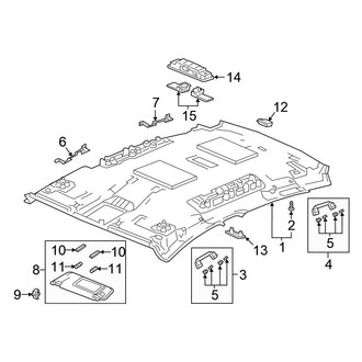 Honda OE - Roof - Interior Trim (PLUG-IN HYBRID EV-GAS (PHEV))