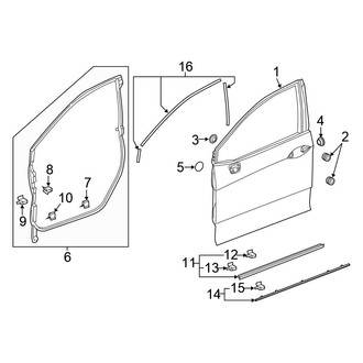 Honda OE - Front Door - Door & Components (PLUG-IN HYBRID EV-GAS (PHEV))
