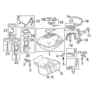 Honda OE - Hood Latch Support Bolt