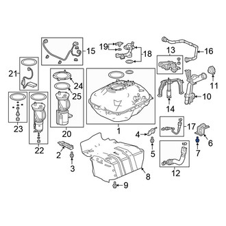 Honda OE - Hood Latch Support Bolt