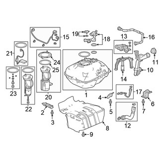 Honda OE - Fuel System Components