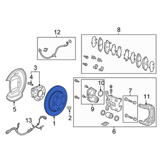 Honda OE - Rear Disc Brake Rotor