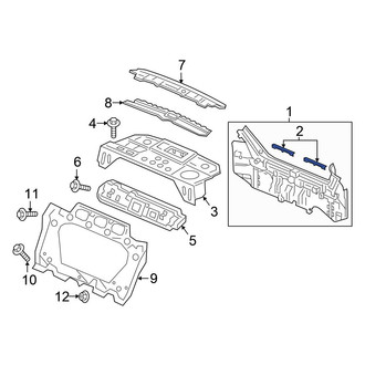 Honda OE - Rear Body Panel Bracket