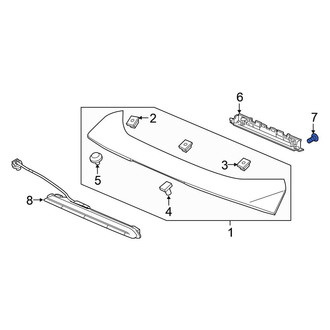 Honda OE - Spoiler Screw