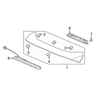 Honda OE - Trunk Lid - Spoiler (PLUG-IN HYBRID EV-GAS (PHEV))