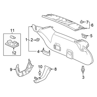 Honda OE - Trunk Lid - Interior Trim (PLUG-IN HYBRID EV-GAS (PHEV))