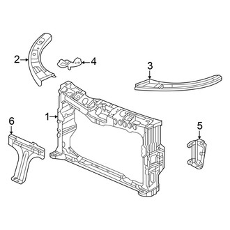 Honda OE - Radiator Support