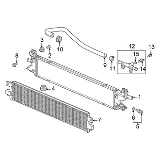 Honda OE - Cooling - Radiator & Components (Power Control Unit)