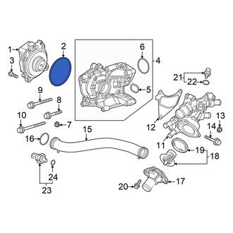 Honda OE - Engine Water Pump Gasket