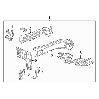 Honda OE - Fender - Structural Components & Rails (Lower Components)