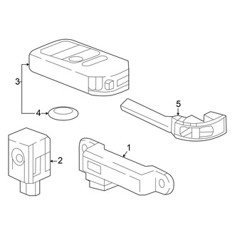 Honda OE - Electrical - Keyless Entry Components