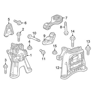 Honda OE - Engine / Transaxle - Engine & Transmission Mounting