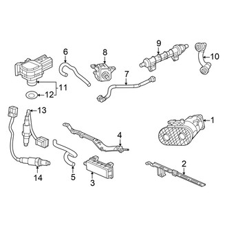 Honda OE - Emission System - Emission Components (Vapor Canister & Sensors)