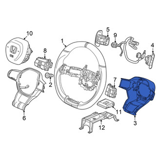 Honda OE - Steering Wheel Back Cover