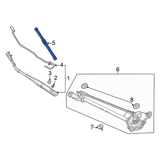 Honda OE - Left Wiper Blade