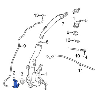 Honda OE - Windshield Washer Pump