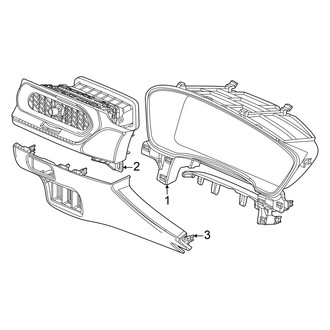 Honda OE - Instrument Panel Components (Driver Side)