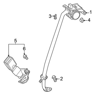 Honda OE - Restraint Systems - Rear Seat Belts