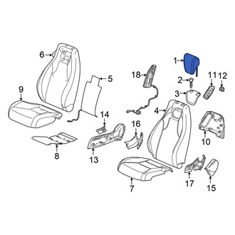 Honda OE - Front Left Headrest