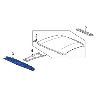 Honda OE - Front Roof Header Panel