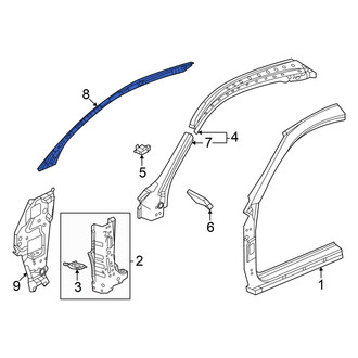 Honda OE - Right Upper Body A-Pillar