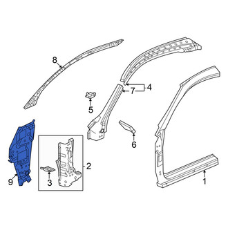 Honda OE - Left Upper Body A-Pillar