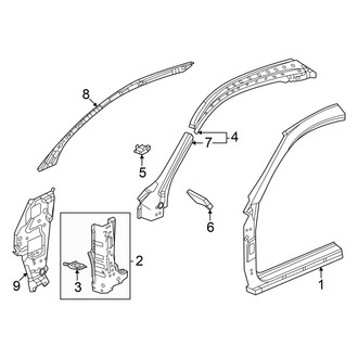 Honda OE - Pillars, Rocker & Floor - Aperture Panel