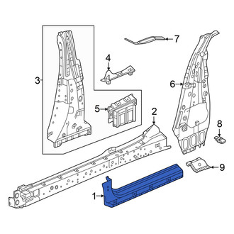Honda OE - Left Outer Rocker Panel
